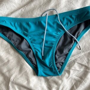 Jolyn Size M Teal Women's Swim Bottom